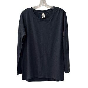 Pact Dark Gray Long Sleeve Top
